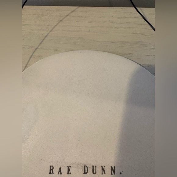 Rae Dunn Ceramic Wall Art with Rainbow and Heart - Picture 2 of 2